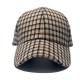 Cross-border New Retro Plaid Baseball Hat for Women: Casual and Versatile, Student Hat, Men's Simple Baseball Hat Wholesale Cross-border New Retro Plaid Baseball Hat for Women: Casual and Versatile, Student Hat, Men's Simple Baseball Hat Wholesale