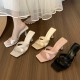 Birkenstock slippers. Women's summer outdoor shoes, 2025 new style, high-end, fashionable, versatile flat beach sandals, beachfront slippers.