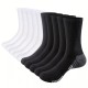Thickened towel-soled sports socks for men and women for autumn and winter, mid-calf, non-slip, sweat-wicking, breathable, and odor-resistant.