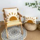 Nordic colorful cotton and linen bubble quilted pillow covers for sofa decorations, solid color cushion covers.