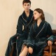 Extra-Long Nightgown for Men and Women, Autumn/Winter Plus-Sized Coral Fleece Pajamas for Men, Thickened Winter Couple's Flannel Pajamas for Men