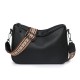2025 new simple and stylish pillow bags, single-shoulder wide-strap crossbody bags, stylish solid color designs
