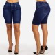 New Cross-Border Amazon Independent Station Denim Shorts for Women, Buttoned Shorts, Slimming, Cropped Shorts