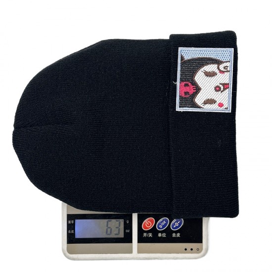 Kuromi KT Cat Melody hats, cute couples' wool hats for men and sisters, winter warm knitted hats for women.