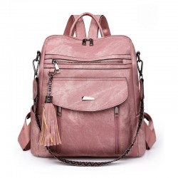 2025 spring cross-border trend PU women's bags, casual and multifunctional backpack wholesale