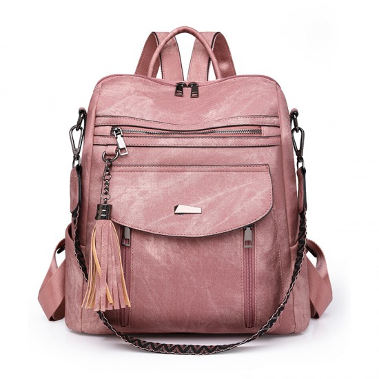 2025 Spring cross-border trend PU women's bags, women's backpacks, casual and multifunctional wholesale