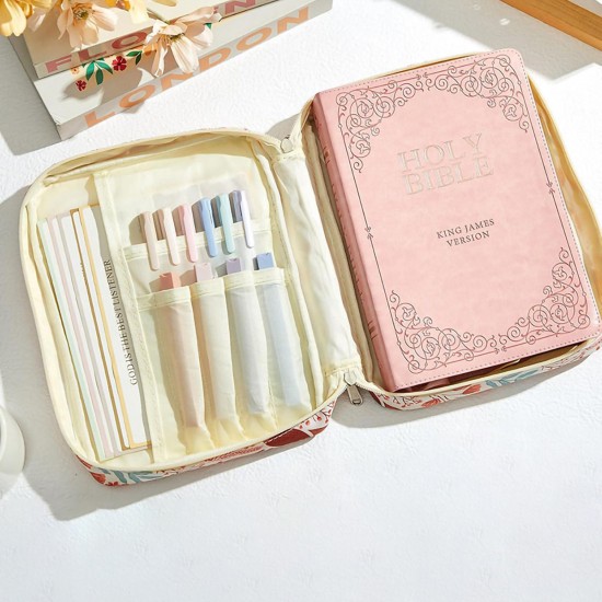 Feihong cross-border book dustproof storage bag, Amazon portable, high-quality handbag, zippered book storage bag