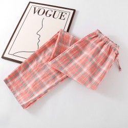 Summer postpartum clothes, pure cotton gauze, thin spring and autumn pajamas, prenatal and postpartum nursing clothes, two-piece loungewear set