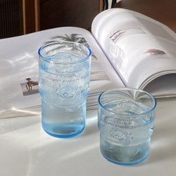 Homemade cartoon bread puppy glass with flip-up spout, high-borosilicate heat-resistant beer and juice cup, beverage gift.