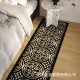 American retro bedside rug, bedroom floor mat, living room, luxury long, thickened imitation wool mat