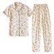 Japanese-style washed cotton kimonos, autumn loose long-sleeved, thin, spring and summer cotton loungewear, steaming suits. Japanese-style washed cotton kimonos, autumn loose long-sleeved, thin, spring and summer cotton loungewear, steaming suits.
