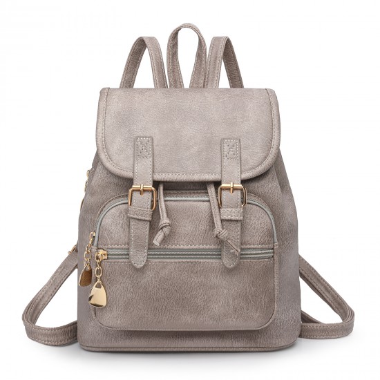 2025 Cross-border Women's Backpack, Fashionable Sports, Youth Backpack, Simple PU Commuter, Fashionable Small Bag, Dropshipping