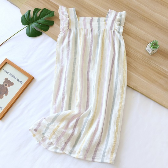 Women's pajamas, pure cotton gauze rose pattern, long-sleeved trousers, thin, loose-fitting, spring and summer two-piece loungewear set. Women's pajamas, pure cotton gauze rose pattern, long-sleeved trousers, thin, loose-fitting, spring and summer two-piece loungewear set.