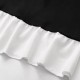European and American cross-border 2025 new chiffon, fringe-trimmed, inner-layer, sexy, see-through T-shirt, long-sleeved base top for women