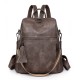 Classic and popular women's backpacks, cross-border new retro casual backpacks, multifunctional large-capacity shoulder and crossbody bags.
