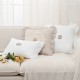 French lace pillow, all-cotton white ins square lumbar pillow, American sofa bedroom backrest cushion French lace pillow, all-cotton white ins square lumbar pillow, American sofa bedroom backrest cushion
