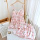 2023 new summer pajamas, pure cotton gauze, thin shorts and plus-size loungewear, two-piece set.