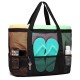 Large-capacity beach bag, mesh swim bag, multifunctional travel portable, single-shoulder beach bag, swimsuit storage bag