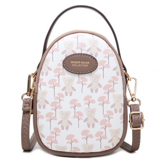 Prettyzys 2023 Phone Bag, Handbag, Shoulder Bag Fashionable printed double-pull large-capacity wallet