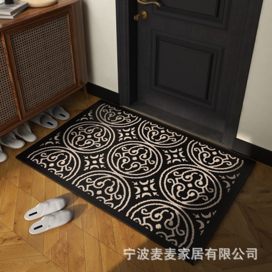 Cross-border polypropylene carpet, American-style entrance mat, doormat, premium dust-removing, non-slip, absorbent mat for home use.