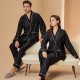 2023 new double-sided thickened comfortable cotton velvet couple's robes for men and women, plus-size plush bathrobes for autumn and winter.