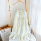 Summer women's cotton double-layer gauze shorts and pullover, thin, Japanese-style loungewear, soft, two-piece set. Summer women's cotton double-layer gauze shorts and pullover, thin, Japanese-style loungewear, soft, two-piece set.