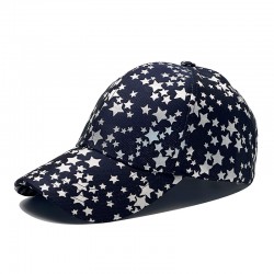 New cross-border spring and summer five-pointed star print men's and women's baseball caps, sun visors, five-pointed star print hats.