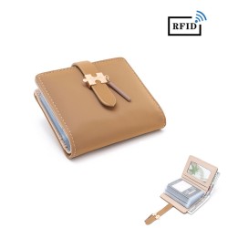 New RFID Card Holder, 2025 Anti-Magnetic and Anti-Theft Bank ID Card Holder, Personalized Hardware Buckle Storage Card Holder, In Stock