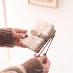 2025 Spring/Summer New Korean-Style Small Fresh Zipper Clasp Short Multifunctional Card Holder Handbag