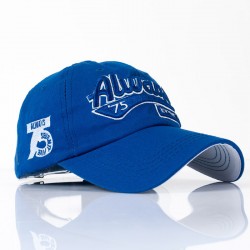 Cross-border washed cotton Amazon 3D embroidered cookies baseball caps, outdoor sports distressed lettering caps