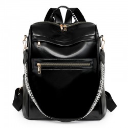 2025 New Korean-Style Lightweight Men's and Women's Design Backpacks, Casual and Stylish Large-Capacity PU Backpacks