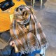 Thickened double-sided faux cashmere scarves for women, warm neckbands for couples, retro dotted checkered long wholesale.