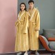 Year-end plus-size women's pajamas, plus-size thickened flannel loose casual trousers for autumn and winter, plus-size men's lounge pants.