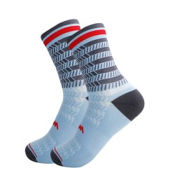 Semi-professional sports socks with terry terry cotton socks, men's color-blocked basketball socks, antibacterial, deodorizing, and breathable
