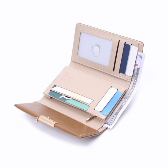 Amazon Cross-Border Wallet, New Japanese and Korean Style, Simple Mid-Long Multifunctional PU Wallet, In Stock Wholesale
