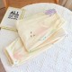 Japanese-style women's nightgown, pure cotton double-layer gauze, thin, summer nightdress, loose, cherry blossom bathrobe, mid-length pajamas