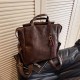 Cross-border retro women's backpack, large-capacity, casual, versatile, commuter schoolbag, street-fashion, high-end travel backpack