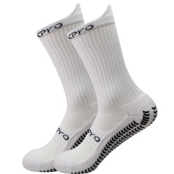 Non-slip training mid-length football socks Thickened sweat-wicking, mid-calf men's sports socks with a towel sole for competition, breathable and non-slip.