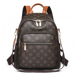 New trendy women's backpacks, 2025, light luxury European and American retro, large-capacity student commuter backpacks