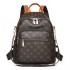 New trendy women's backpacks, 2025, light luxury European and American retro, large-capacity student commuter backpacks