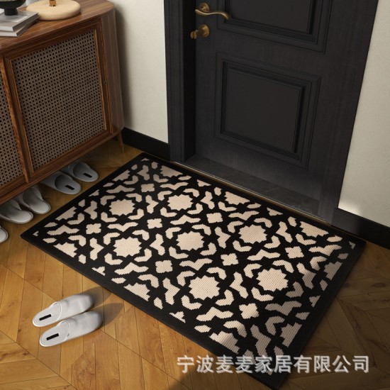 Cross-border polypropylene carpet, American-style entrance mat, doormat, premium dust-removing, non-slip, absorbent mat for home use.