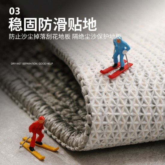 Cross-border home dust removal entrance mats, home entrance and porch doorway non-slip mats, non-slip and wear-resistant Cross-border home dust removal entrance mats, home entrance and porch doorway non-slip mats, non-slip and wear-resistant