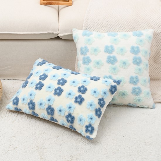 French cotton and linen 3D floral lace pillow. INSS Light Luxury Mesh Lace Sofa Cushion Covers, Lumbar Pillows French cotton and linen 3D floral lace pillow. INSS Light Luxury Mesh Lace Sofa Cushion Covers, Lumbar Pillows