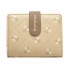 Lianbu new Korean style, simple short two-fold women's wallet Fashionable student-friendly printed foldable wallet with multiple card slots