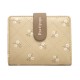 Lianbu new Korean style, simple short two-fold women's wallet Fashionable student-friendly printed foldable wallet with multiple card slots