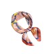 Contrast polka dot trendy silk scarf for women, retro and luxurious gift scarf, decorative tie-wrap, 70s small square scarf, wholesale.