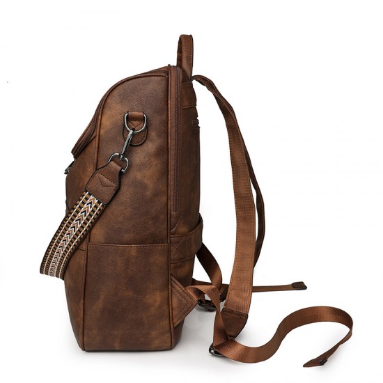 2025 New Casual PU Light Travel Backpack for Women, High-end, Fashionable, Versatile, Large Capacity, Wholesale Women's Backpack