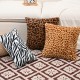 Fantastic Animals zebra, giraffe, and leopard print plush cushions for living room sofas, bedside bay windows, and decorative pillow covers Fantastic Animals zebra, giraffe, and leopard print plush cushions for living room sofas, bedside bay windows, and decorative pillow covers