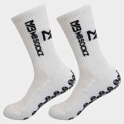 Cross-border, practical, non-slip, doped-in mid-calf socks with lettering. Thickened towel-soled, wear-resistant, breathable men's sports socks.