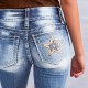 AliExpress cross-border European and American 2025 spring new embroidered jeans for women, high-quality straight-leg slim stretch trousers. AliExpress cross-border European and American 2025 spring new embroidered jeans for women, high-quality straight-leg slim stretch trousers.